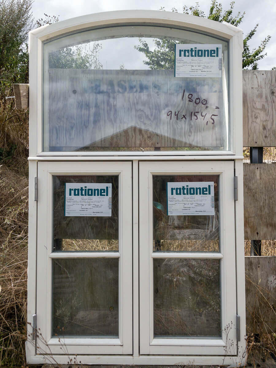 Buet 2+1-fags vindue fra Rationel; nyt og ubrugt