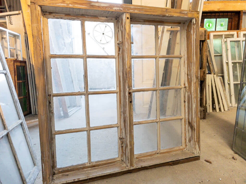 Klassisk 2-fags, 8-ruders småsprossede vindue