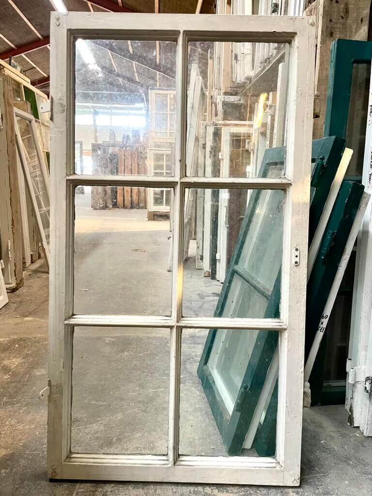 Klassisk 6-ruders vinduesramme i kernetræ