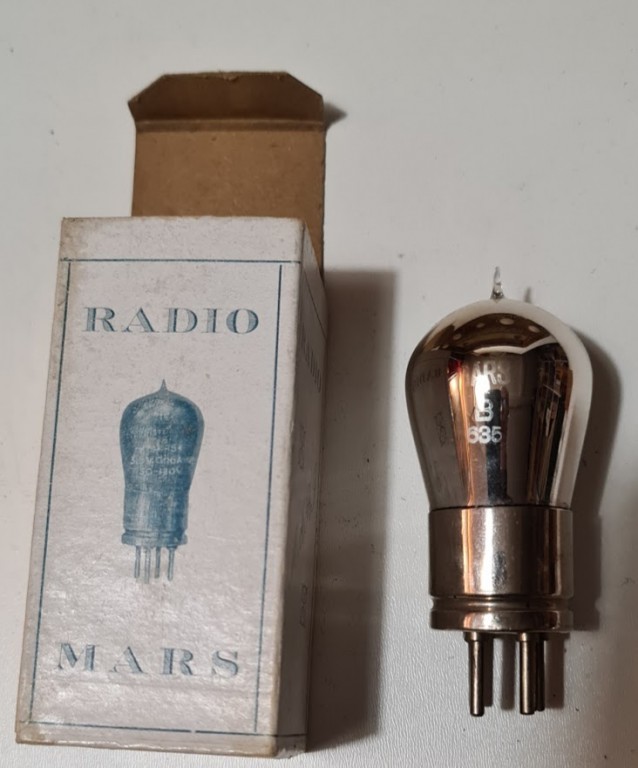 Radiorør, ca. 1923 - fabriksny B 635