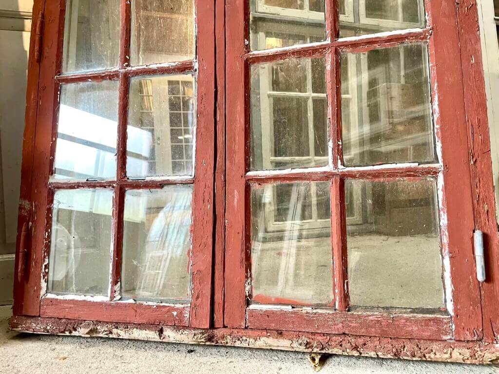 Sjældent palævindue m. spids bue