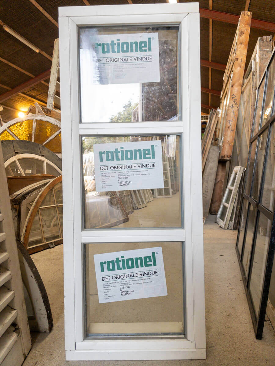 Fabriksnyt fastkarms-vindue fra Rationel