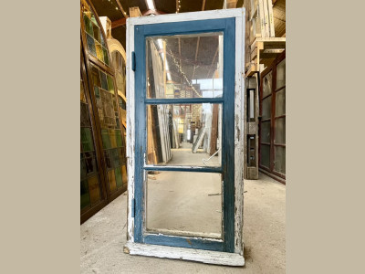 1-fags bondehusvindue m. 3-ruders ramme