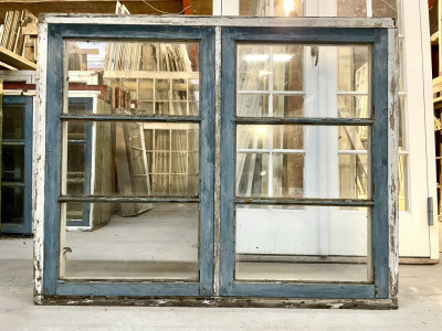 2-fags, 3-ruders bondehusvindue m. karm