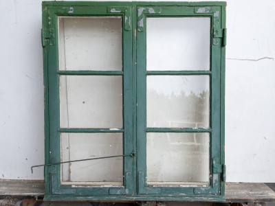 2-fags bondehusvindue m. 3-ruders rammer