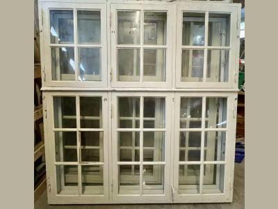 3-fags palævindue m. karm og forsats