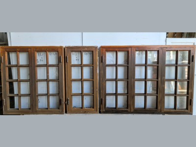 8-ruders bondehusvinduer, forskellige mål