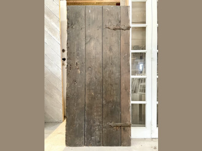 Antik revledør m. originalt låsetøj