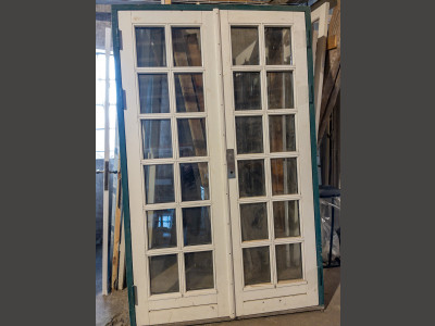 Dobbelt terrassedør m. termoruder