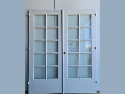 Indvendig dobbeltdør m. fine greb