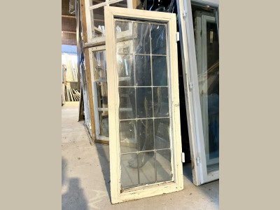 Fin, blyindfattet vinduesramme m. termoglas