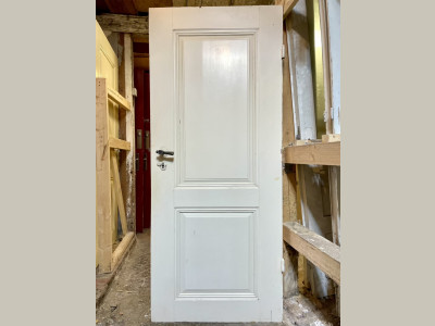 Fin fyldningsdør m. smukke felter, u. karm