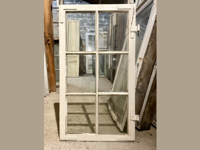 Fin, mindre 6-ruders vinduesramme