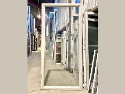 Forsatsramme m. smukt, blæst glas