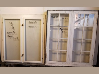 Fint 8-ruders bondehusvindue