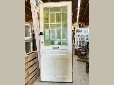 Højrehængt opgangsdør fra 1905 m. karm