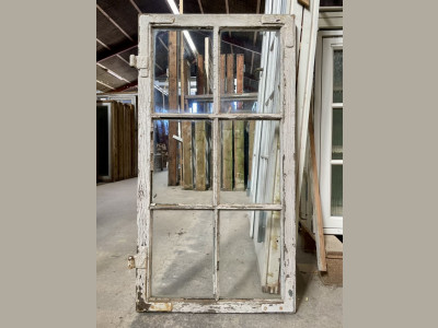 Klassisk 6-ruders kernetræsvindue u. karm