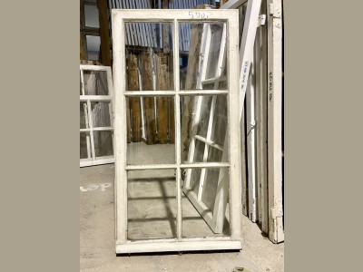 Klassisk 6-ruders vinduesramme u. karm