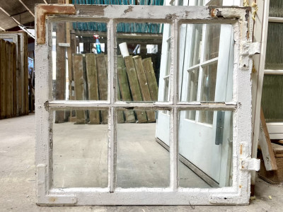 Køn, liggende 6-ruders vinduesramme