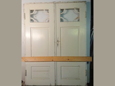 Lille fløjdør m. karm