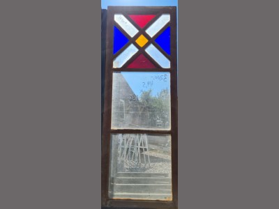 Smuk vinduesramme m. dobbelt diagonale sprosser