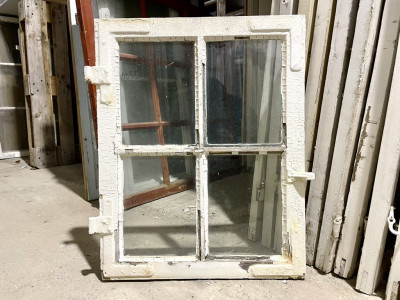 Original 4-ruders vinduesramme