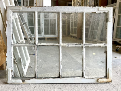 Original, bred 8-ruders vinduesramme