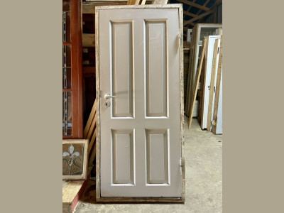 Original, højrehængt Dannebrogsdør m. karm