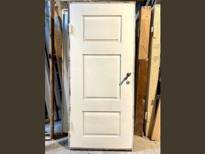 Original, lav bondehusdør m. karm