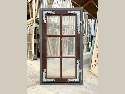 Sidehængt 1-fags, 6-ruders koblet vindue