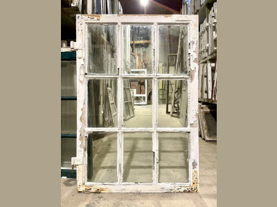 Sjælden 9-ruders, småsprosset vinduesramme