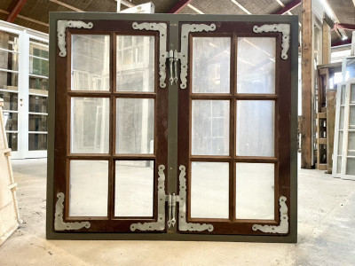 Sjælden type 2-fags, 6-ruders koblet vindue