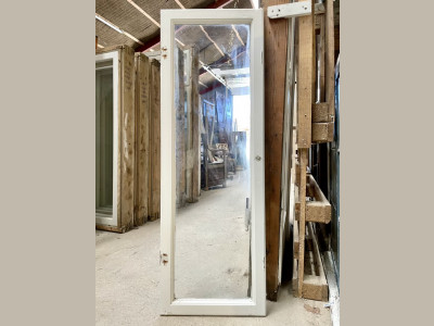 Smukt, blæst glas i forsatsramme