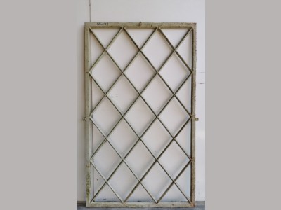 Støbejernsvindue u. glas
