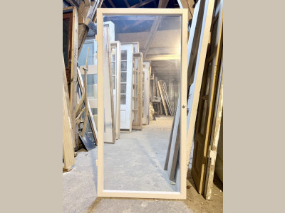Store, originale forsatsrammer m. kittet rude