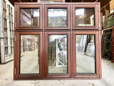 Stort 3-fags Dannebrogsvindue m. termo