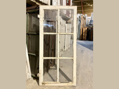 Vinduesramme m. 6 ruder og ventilationsrude